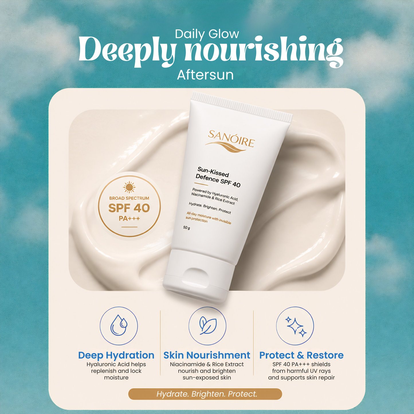 Sun-Kissed Defence SPF 40