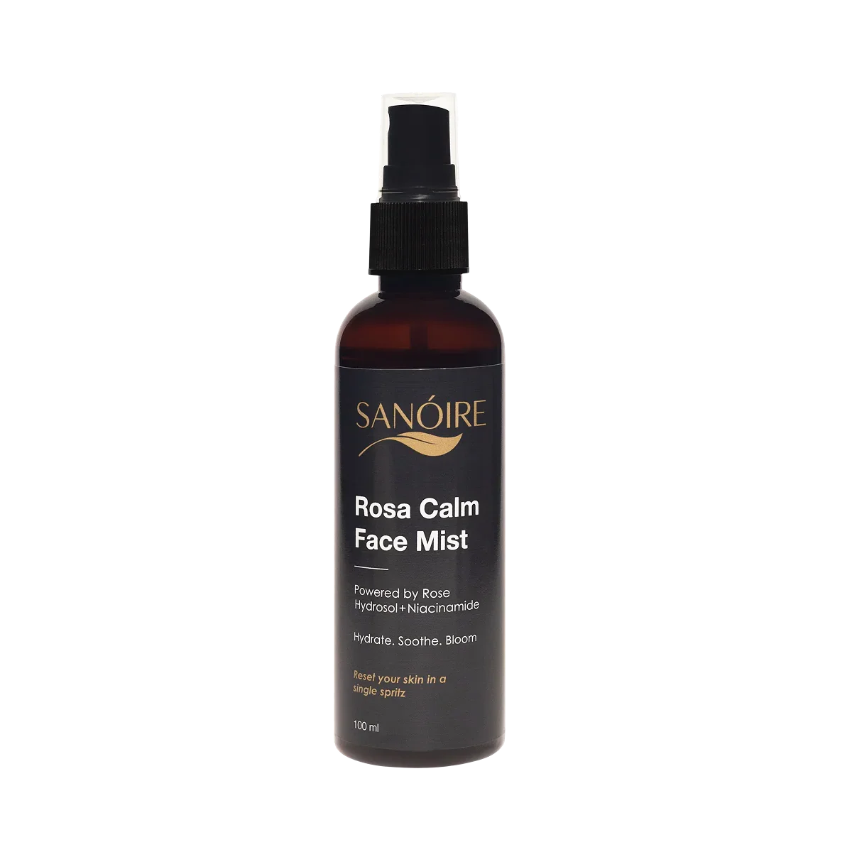 Rosa Calm Face Mist spray bottle with rose hydrosol and niacinamide, 100ml skincare